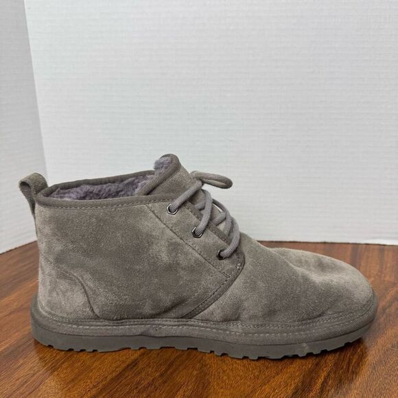 UGG Men's Neumel Boot Charcoal Gray Suede Size 10 Chukka Boot - Picture 3 of 13